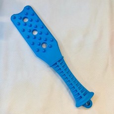 舒活健康拍(大支)－台灣製無毒橡膠三指養生拍健康養生按摩器刮痧, 藍色-小支