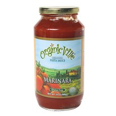 Organicville 義大利麵醬, 1個, 680克