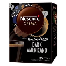 NESCAFE 雀巢咖啡 Roaster's Choice即溶深烘美式咖啡, 1個, 90入, 1.2g