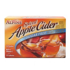 ALPINE 蘋果風味飲沖泡粉, 10入, 4g