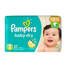 Pampers 幫寶適 baby-dry黏貼型尿布, 第2階段, 37片