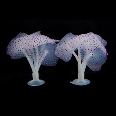 仿真矽膠螢光水母魚缸裝飾品 - 打造夢幻水底世界