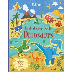 (英文圖書)First Sticker Book Dinosaurs 平裝版, Usborne Books, 英文