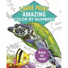 Amazing Color-By-Numbers Large Print 平裝版, Arcturus Publishing, 英文