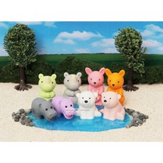 IWAKO 日本製造型橡皮擦 (野生動物系列), 綠犀牛, 綠色, 1個