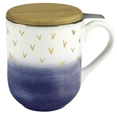 Pinky up 凱西陶瓷茶杯414ml, 1個, 藍色