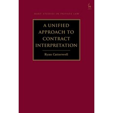 A Unified Approach to Contract Interpretation 精裝版, Hart Publishing, 英文