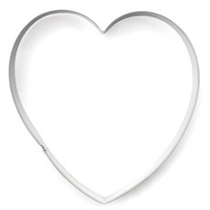 FOX RUN 心型餅乾模具 10.2cm, 1個, 單色