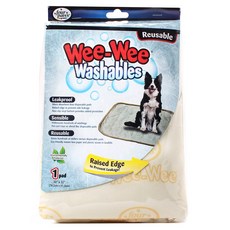 weewee 可重複使用的可清洗狗便盆墊, 1個, 1入