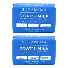 SUNAROMA 調理山羊奶皂, 226g, 2個