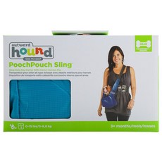outward hound 寵物外出移動單肩包, 藍色
