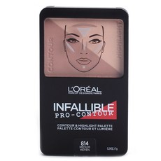 L'OREAL PARIS 巴黎萊雅 修容打亮盤 7g, 1個, 中 中