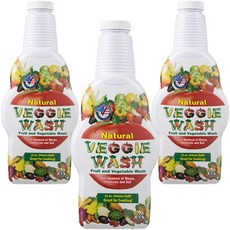 Veggie Wash 蔬菜水果清潔劑, 3個, 946ml