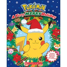 (英文書)A Very Merry Holiday (Pokémon) 平裝版, Scholastic Inc., 英文