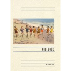 (英文圖書) Vintage Lined Notebook Greetings from Ocean Beach New Jersey 平裝版, Found Image Press, 英文