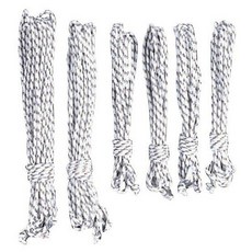 snow peak 雪諾必克 方形帳篷用專業營繩, 白色