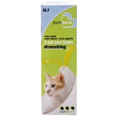 vanness 貓咪粉絲廁所垃圾袋抽繩 91*48cm, 6入