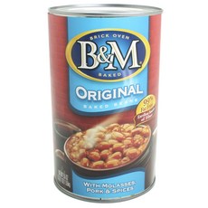 B&M 烤焗豆罐頭 原味, 1罐, 1.55kg