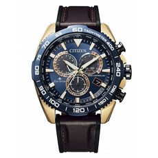CITIZEN Promaster男款皮革腕錶 CB5039-11L