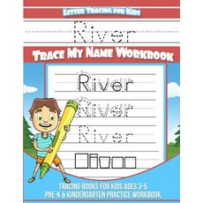 (英文圖書)River Letter Tracing for Kids Trace my Name Workbook: Tracing Books for Kids age... 平裝版, Createspace Independent Pub..., 英文