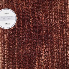 RT designer's collection 高樁雪尼爾浴室墊浴室凳, 1個, 玫瑰