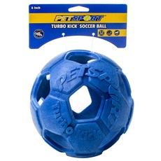 PETSPORT 狗狗玩具足球 15.2cm, 1個, 藍色