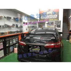 小鳥的店 ALTIS 11.5代 11代 TRD 泰版鴨尾尾翼擾流板 2014-18年 ALTIS 黑色實車改裝, 詳見包裝