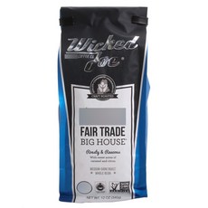 wicked joe 中度烘焙咖啡豆, 340克, 整豆（無研磨）, 未研磨