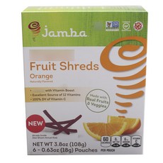jamha juice 柳橙絲, 6份, 18g