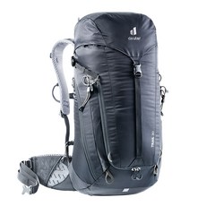 【deuter 德國】TRAIL輕量拔熱透氣登山背包30公升-黑 輕量透氣舒適, 詳見包裝