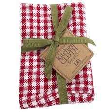 DESIGN IMPORTS 果園格子洗碗布廚房十字架, 3片, 混色