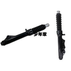 少年家 SYM 三陽 原廠 金發財125 碟煞 前避震器組 - 提升騎乘舒適與操控性, 黑色