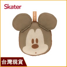 Skater 立體沐浴綿 米奇 兒童洗澡海棉 搓澡海綿 沐浴海綿, 棕色