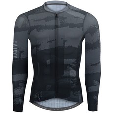 BAISKY百士奇 自行車男款空力薄款長車衣 山競 黑