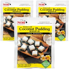 NOH 夏威夷椰子佈丁 Haupa, 3個, 57克
