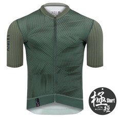 BAISKY百士奇自行車男款空力極短車衣 抽象綠