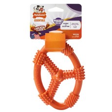 Nylabone 犬用咀嚼玩具 雞口味M, 1個, 橘色