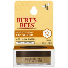 BURT'S BEES 蜂蜜磨砂護唇霜, 1入, Natural