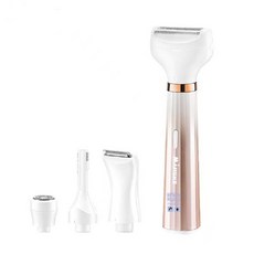 享家品 四合一剃毛器，多功能全身除毛器，無線便攜，溫和不刺激, 玫瑰金, Electric Razor