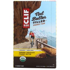 CLIF 香蕉巧克力花生醬能量棒, 12份, 50g