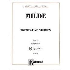 凱翊︱Kalmus 米爾德25首練習曲 低音管樂譜 MildeTwenty-five Studies Bassoon