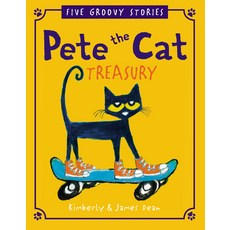 (英文圖書)Pete the Cat Treasury: Five Groovy Stories 精裝版, HarperCollins, 英文