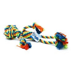 GRRiggles 人形繩結寵物玩具, 1個, 混色