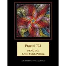 (英文圖書) Fractal 703: Fractal Cross Stitch Pattern 平裝版, Createspace Independent Pub..., 英文