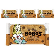 BOBO'S OAT BARS 花生奶油巧克力脆燕麥棒, 4包, 85g