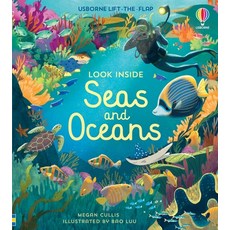 (英文圖書)Look Inside Seas and Oceans Board Books, Usborne Books, 英文, 硬頁書