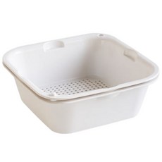 多功能廚房瀝水籃, 白色, 1個