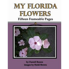 (英文圖書) My Florida Flowers Fifteen Frameable Pages 平裝版, Independently Published, 英文