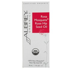 AUBREY ORGANICS Rosa Mosqueta 玫瑰果籽油, 1個, 30ml