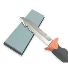 DMD 400目 漿石 碳化矽 磨刀石 單面 油石 - 適用於廚房刀具、戶外工具、木工刨刀, 1個